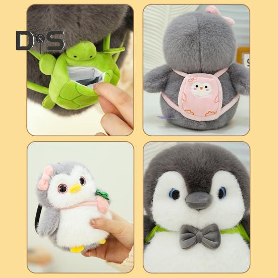 Плюшевая кукла пингвин для девочек и мальчиков, мягкая игрушка, очаровательный плюшевый пингвин, декоративные рождественские подарки