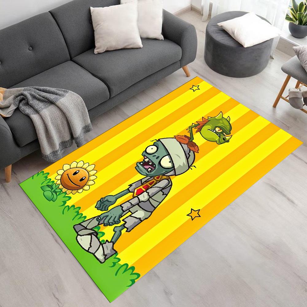 Plants Vs. Zombies Floor Mat Perfect for Decorate room Balcony Foyer Kitchen Anti-slip Rug Office home decor