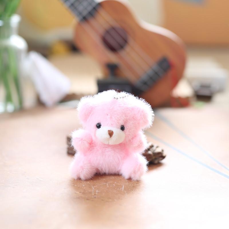 Милый Плюшевый Брелок в виде Кролика, Медвежонка, Зайчика из ПП Хлопка, Детский, Взрослый, Украшение, Рюкзак