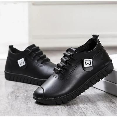 Роскошные женские туфли из искусственной кожи, женские балетки на плоской подошве, красные, черные кроссовки, женская обувь, повседневная обувь для ходьбы, осень