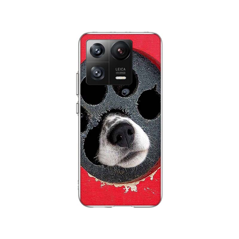 Show You its Cute Dog Nose Phone Case For Xiaomi Poco F7 Ultra X7 X6 M8 M7 M6 M4 M3 Pro X4 Mi 15 15T 14 14T 12T 12S 10T Pro 12 1