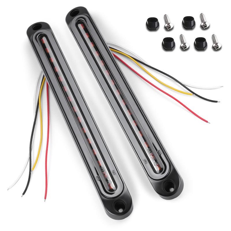 Trailer Truck 24V LED Tail Light DRL Taillight Universal for Bus Marine Tractor Van Rear Stop Lamp Sequantial Turn Indicator 12V