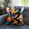 Street Graffiti Texture Cushion Cover Comfortable Reversible Pillow Cover Ideal for Car Sofa Bedroom  Beyond
