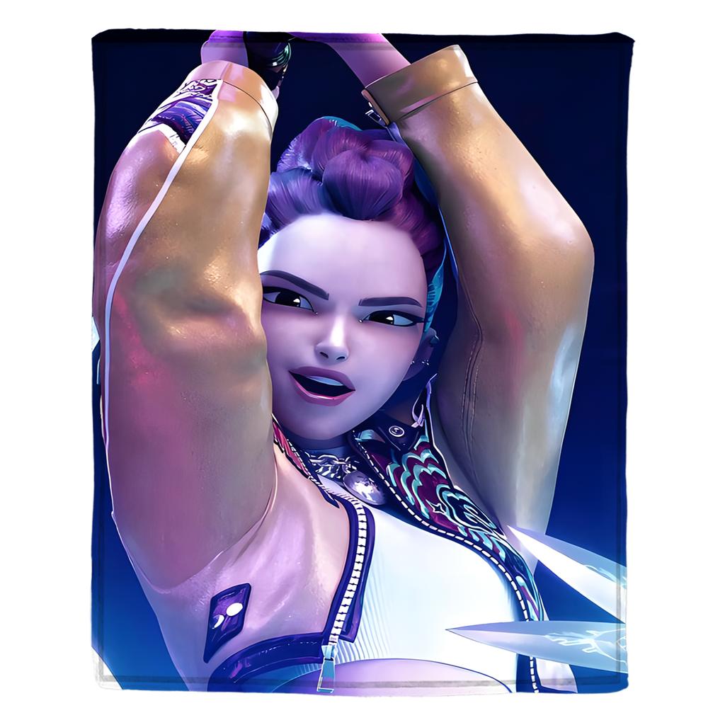 Flannel Digital Printed Blanket Conditioning Blanket Sofa Blanket Girl Gift