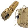 Backpack Strap Pouch with Zipper Simple Installation Quick Release Shoulder Strap Bag Attachment Tactical Accessories