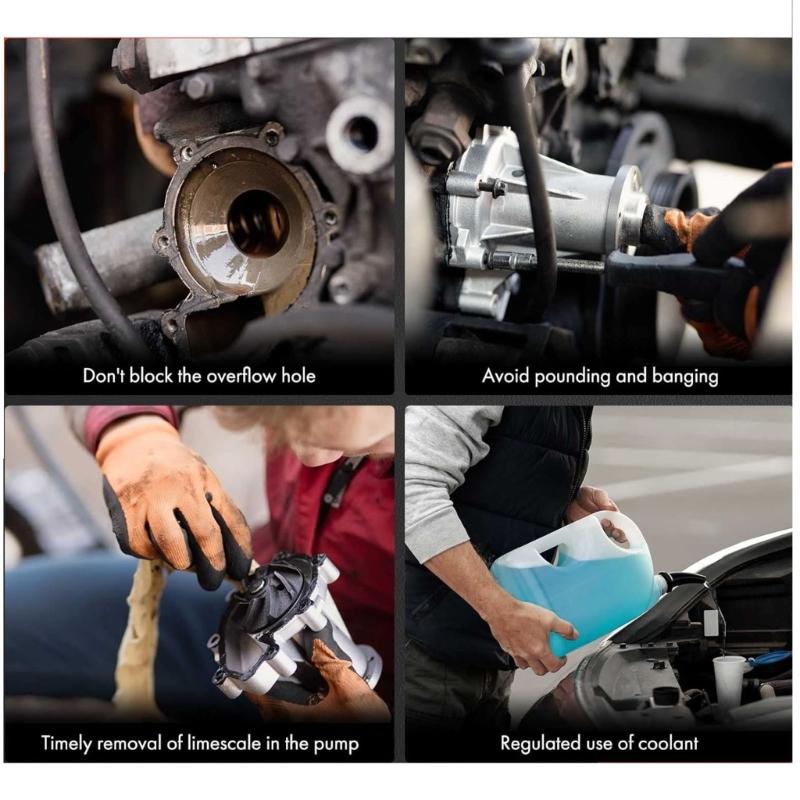 High Efficiency Coolant Pump 11511433712 Water Pump Enhanced Cooling Performances Metal Construction