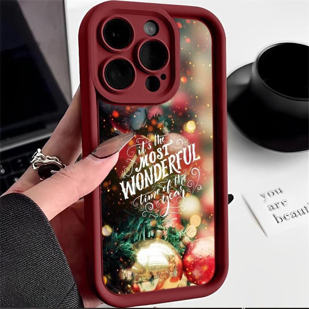 Чехлы для телефонов Ae115 Merry Christmas Happy New Year для Xiaomi 14T 12 11 Lite 5G NE Redmi 13C 14C 9a A3 Note 12 Pro 11s Angel Eye Ladder Protective Cover