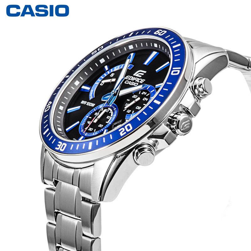 Casio EDIFICE Сердце Океана Водонепроницаемость 100 метров Кварцевый механизм Стальной ремешок Японские и корейские часы Мужские часы EFR-552D-1A2VUPRD