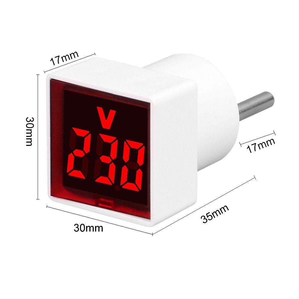 Digital Square Voltmeter 220V/230V Voltmeter Portable Voltage Measurement Monitor