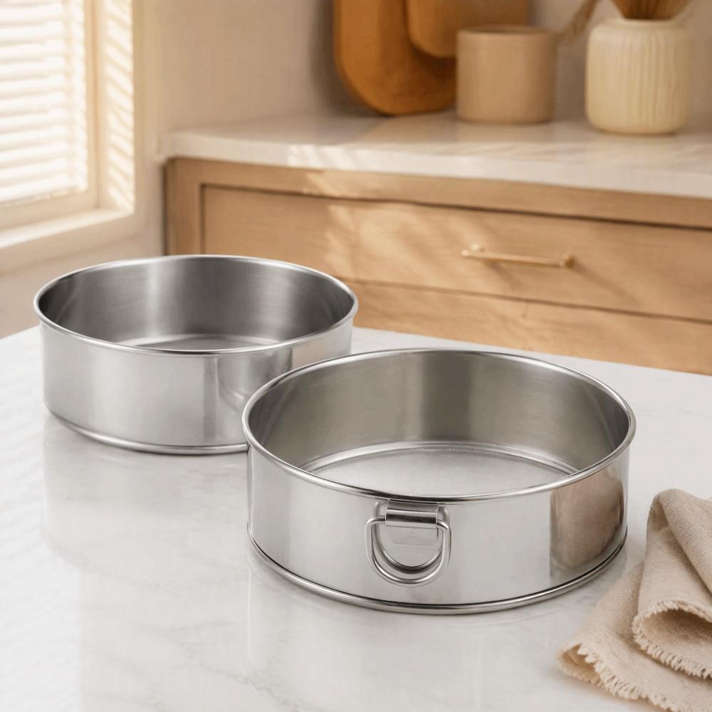304 Stainless Steel Baking Sieve 15cm Powder Sifter Durable Flour Sifter Pie Making