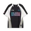 Li Ning X LPL Collaboration MSI Event Expedition Sports Casual Fashion Round Neck Couple Short Sleeve T-Shirt Unisex T-Shirt Black ATSV711-2