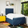 Maison Exclusive - Sommier à lattes de lit avec matelas Bleu 120x200 cm Tissu
