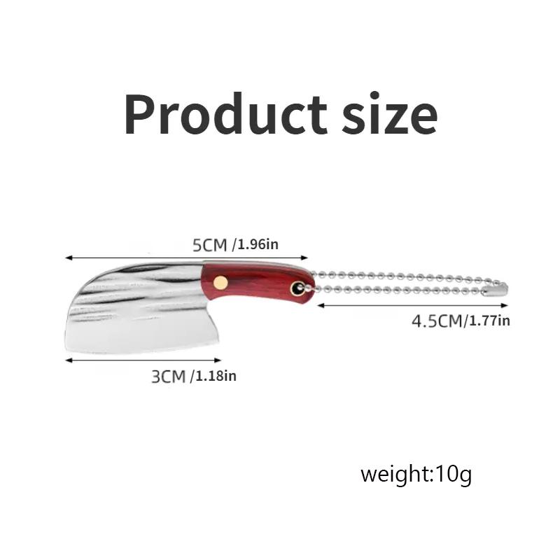 1 шт., портативный карманный нож из нержавеющей стали, брелок для ключей, мини-нож, кухонный нож для фруктов, резак