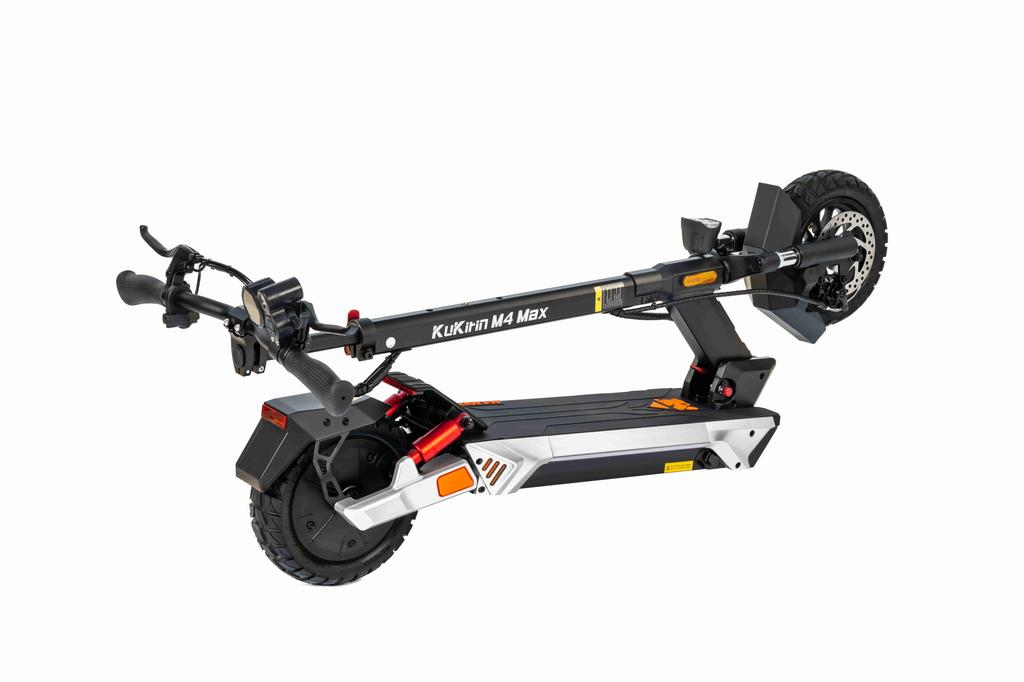KuKirin Складной электросамокат M4 Max 10 дюймов, двигатель 800 Вт, аккумулятор 48 В 18,2 Ач, максимальная скорость 45 км/ч, запас хода 64 км, двойной дисковый тормоз