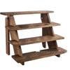 Деревянная полка в виде лестницы: Многоцелевая витрина для кексов и комнатных растений