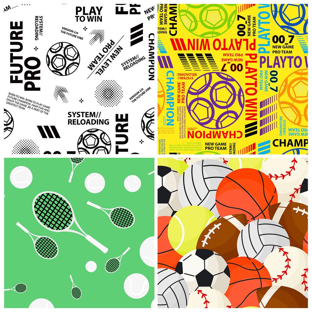 12 Photo Albums Decorative Cut Paper Sports Theme Hand Account Material Background Paper 6 Inch Card Paper