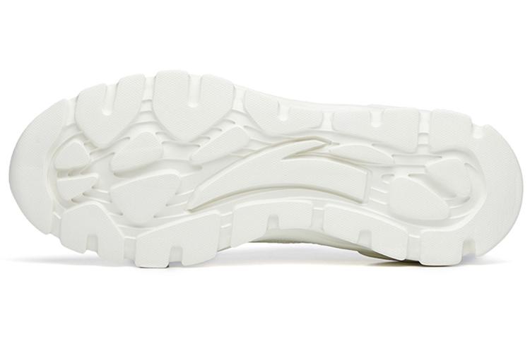 Women's Sneakers ANTA Life Collection Casual Shoes Women's Low-top Ivory White/Silver