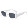 2 Pairs Unisex Trendy Square Sunglasses Fashion Decorative Glasses For Daily Wear