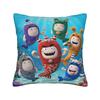 Oddbodes Cartoon Pillow Case  Cute Funny Pillow Cover Comfy Pillowcases For Office Car Home Decor