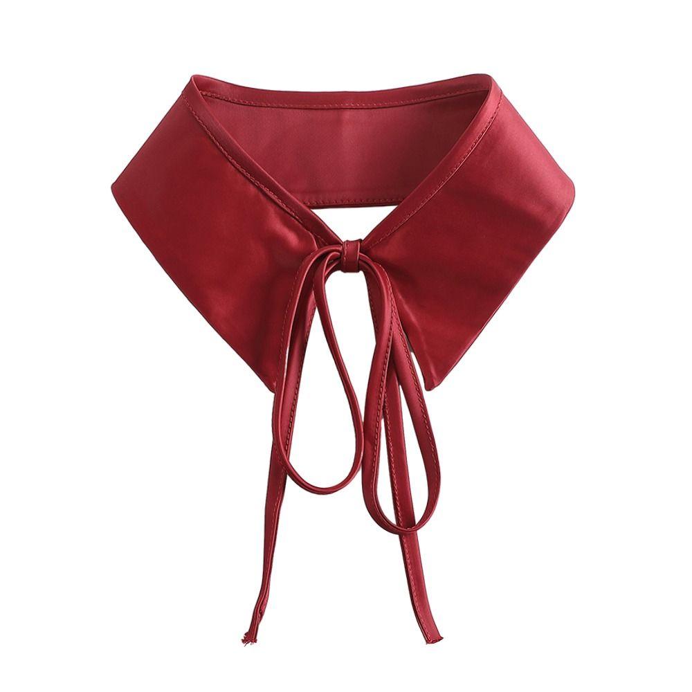 New Lapel Fake Collar Vintage Detachable Shirt Collar for Women Blouse Sweater False Collar Lapel Top Neckwear Ties