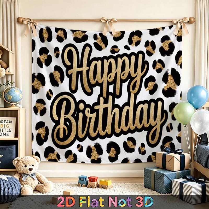 Party Backdrop Happy Birthday Birthday Photo Booth Background Front Door Decor
