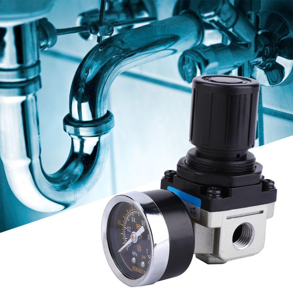 AR2000 02 G1 4  Air Filter Source Compressor Adjustable Pressure Regulator Reduce Valve