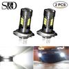 2Pcs H7 LED Fog Light 21SMD 3030 Chips 1200LM Car Lights Bulbs Daytime Running DRL Lamp Driving Bulb Auto 12V White 6000K