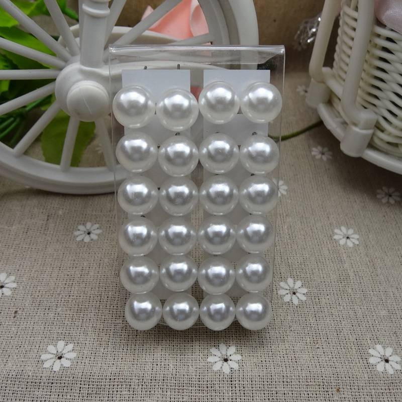 Булавка-гвоздик, шарик, железо, простые серьги, ювелирные изделия, пластик, искусственный жемчуг