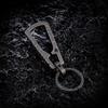 KM04 Titanium Carabiner Keychain for Men with Key High Rustproof [KeyUnity] Ring, Quality, (KM19)