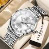 BINBOND Sturdy Auto Date Luminous Waterproof Week Display Men's Watch Accurate Quartz Wristwatches For Men Luxury Casual Reloj
