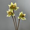 Single Branch Simulation Orchid Real Touch Silk Orchid Flower  Outdoor Indoor Decor