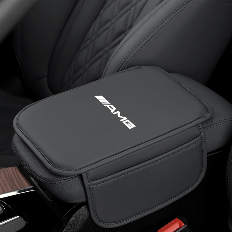 Car Armrest Box Pad Leather Hand Support Mat For Mercedes Benz AMG GLC W203 W206 W220 W205 W211 W212 W201 W210 W108 W168 W176 q3
