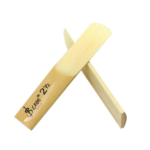 10pcs/Set Lade Alto Saxophone Reeds, 2.5" Bamboo Reeds for bE Alto Saxophone, Replacement Accessories, with Storage Case