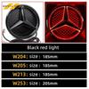 For Benz W140 Car Front Grilled Star Emblem LED Illuminated Logo White Blue Red Light for Mercedes Benz W253 W204 W205 W213 glc gle w166 w176