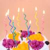 Creative Thread Candles Curve Spiral Candles Birthday Cake Candles Colorful Long Candles