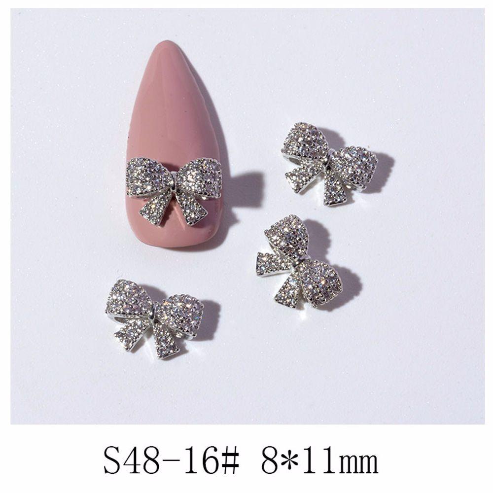 Шармы Кристальная Бабочка Ювелирные Изделия для Ногтей DIY Украшения для Нейл-Арта Бант Стразы для Ногтей Инструменты для Маникюра