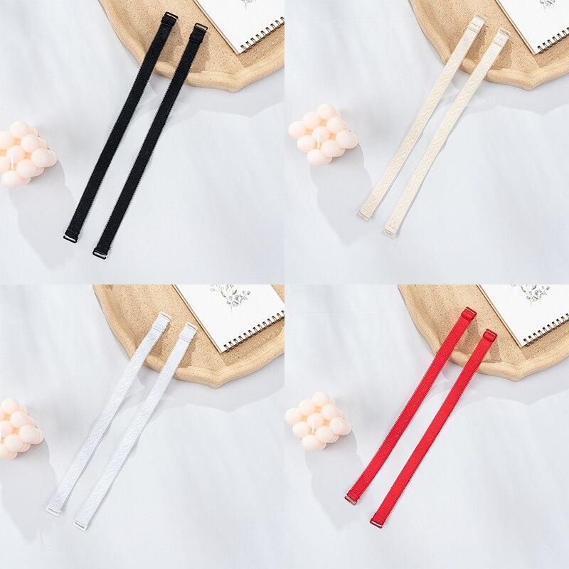 Сексуальные женские нескользящие бретели для бюстгальтера, аксессуары для женских бюстгальтеров, невидимые эластичные бретельки для бюстгальтера с двойными плечами