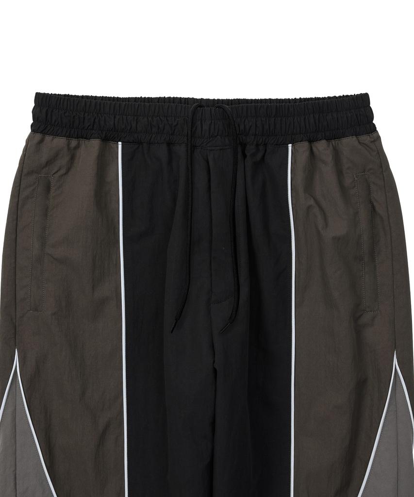 AJOBYAJO Multi Color Nylon Athletic Pants [Charcoal]