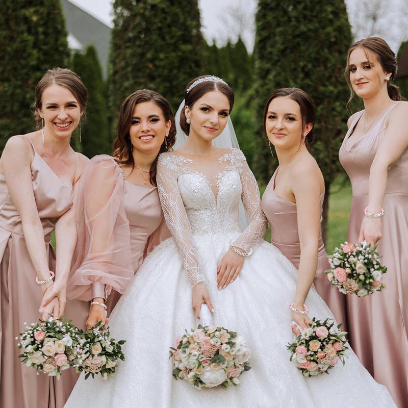 Набор из 12 розовых эластичных браслетов Team Bride, подарки для девичника, сувениры для холостяцкой вечеринки, принадлежности, бохо свадебное украшение