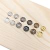 300Pcs 6mm DIY Bead Caps Hollow Flower End Cap Connectors for Jewelry Making
