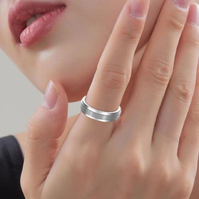 Магнитное кольцо Yousheng Lady с регулируемым отверстием, полированный гладкий гальванический сплав, простой стиль, украшения на палец для вечеринки, повседневной жизни, свидания