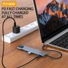 8-in-1 USB C Hub Multiport Adapter with HDMI 60Hz PD 100W Power Delivery 100 Mbps Ethernet for MacBook Pro XPS Chromebook