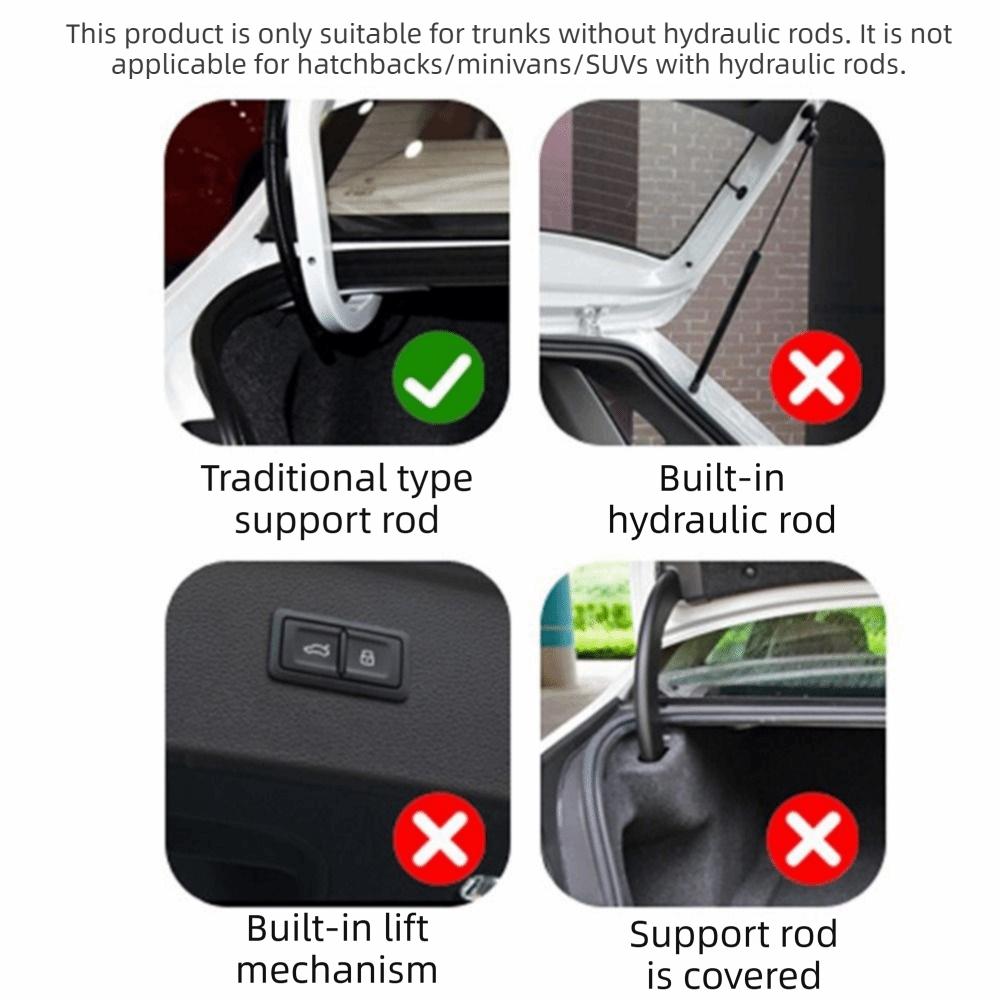 2/4Pcs Metal Springs Car Boot Lid Lifting Spring Clamp Trunk Lifter  Trunk Lid Automatically Open