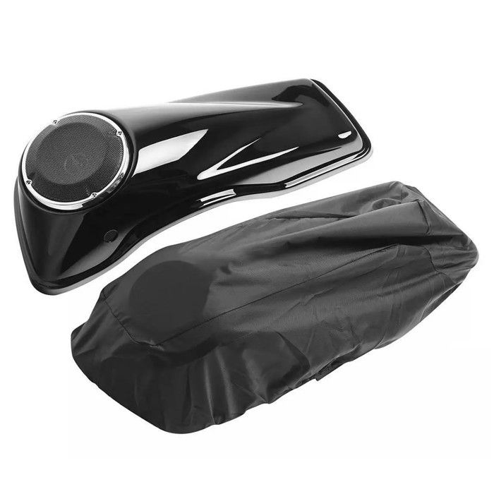 Couvercles valises - Craftride 6,5" - Haut‑parleurs 6,5" - Harley‑Touring 2014‑25 - ABS noir, prépercés
