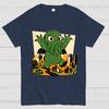 Cthulhu City Destruction Cotton Summer Casual Cool Loose T-Shirt