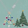 Cute And Colorful Christmas Tree Pendant Necklace, Festive Matching Jewelry, Exquisite And Trendy Christmas Styles