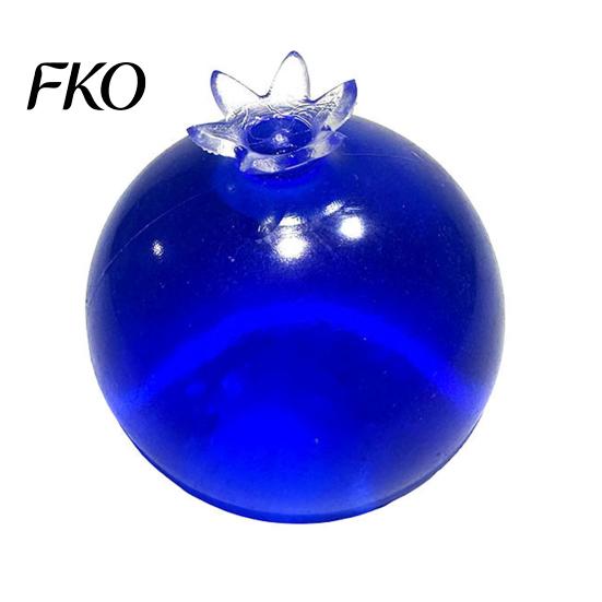 Stress Relief Toy Blueberry Ball, Soft TPR Fidget Squeeze with Elastic Ball Smooth Fluid, High Decompression for