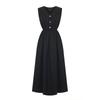 Page Flynn Shoulder Pintuck Banding Flare Long Dress_S5Bop036C