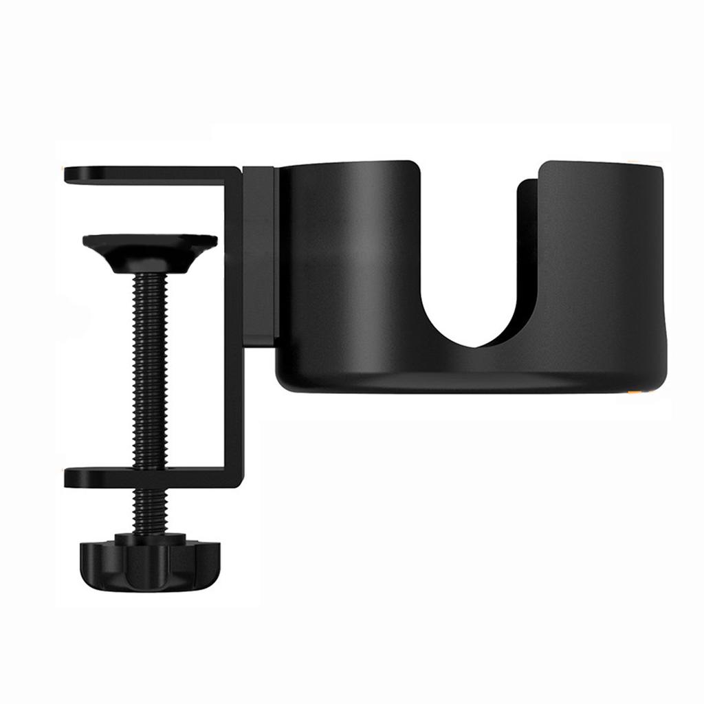 Desk Side Drinking Cup Holder Clip Adjustable Drink Mount Water Bottle Stand Clip On Table Anti-Spill Cup Holder