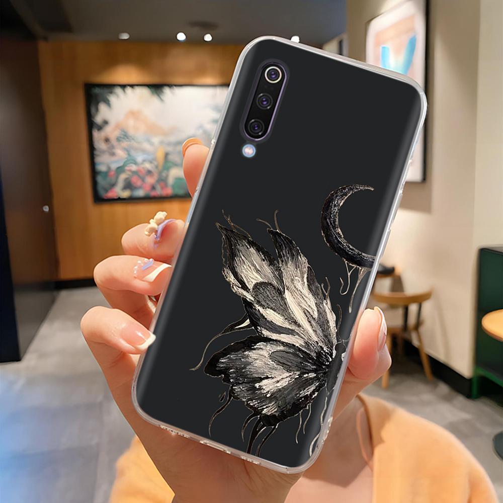 Чехол для телефона для Xiaomi Mi 9 9SE Mi9 Pro Бабочка Силиконовый Защитный Задняя крышка для Xiaomi Mi9 9 SE 9 Lite Pro Funda Чехлы Capa